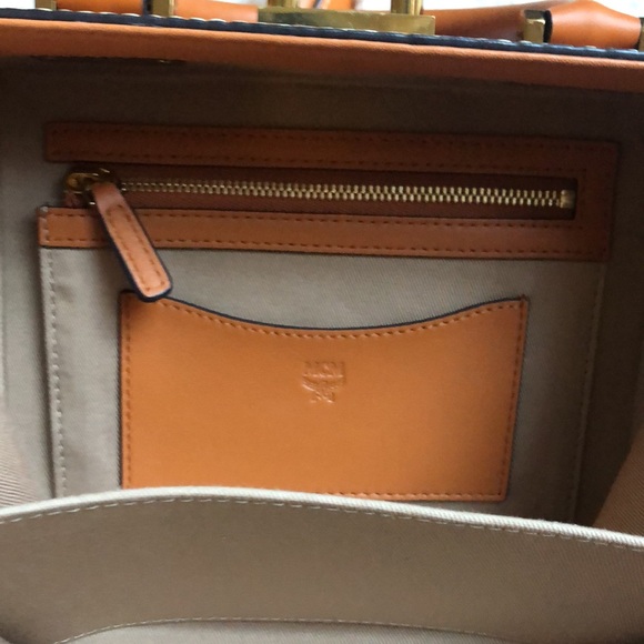 MCM Monogram Trunk Messenger Bag - Picture 10 of 13